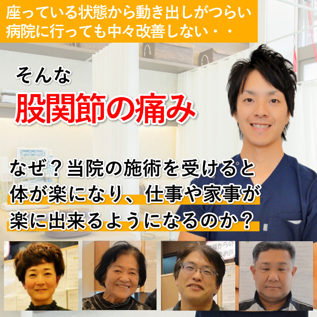 股関節の痛み　スマホ版