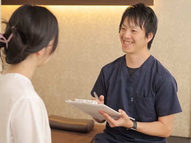 姿勢矯正　セルフケア指導