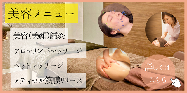 豊中 少路の美療鍼灸整骨院・整体院　美容メニュー
